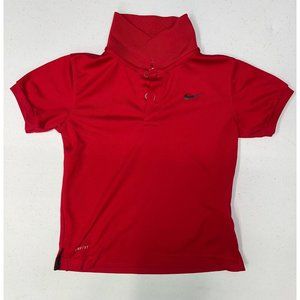 Toddler Red Nike Polo Small